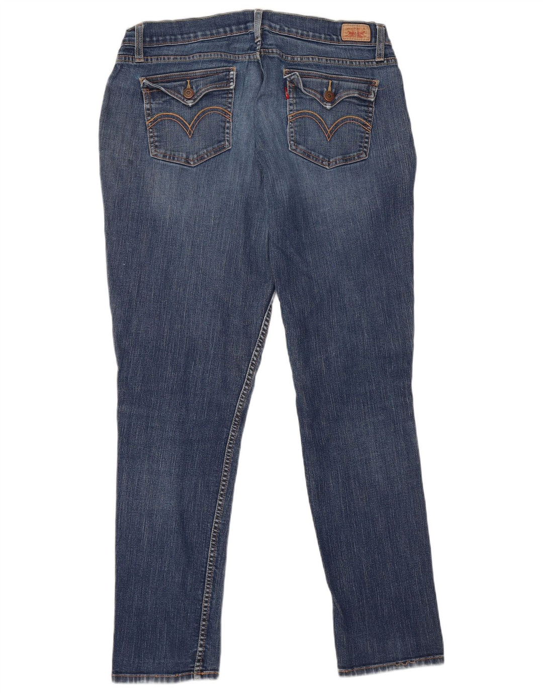 Jeans Levi's 524 Super Low Skinny da donna W36 L31 Blu