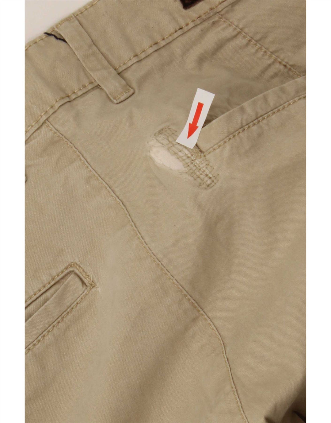 Pantaloni chino slim da uomo Zara EU 40 medi W34 L32 Beige
