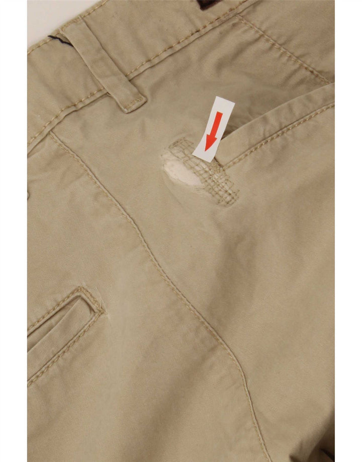 Pantaloni chino slim da uomo Zara EU 40 medi W34 L32 Beige