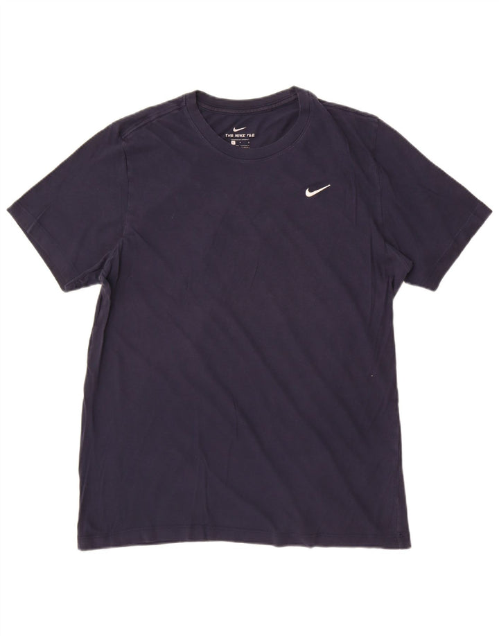 T-shirt da uomo Nike Top Large in cotone blu navy