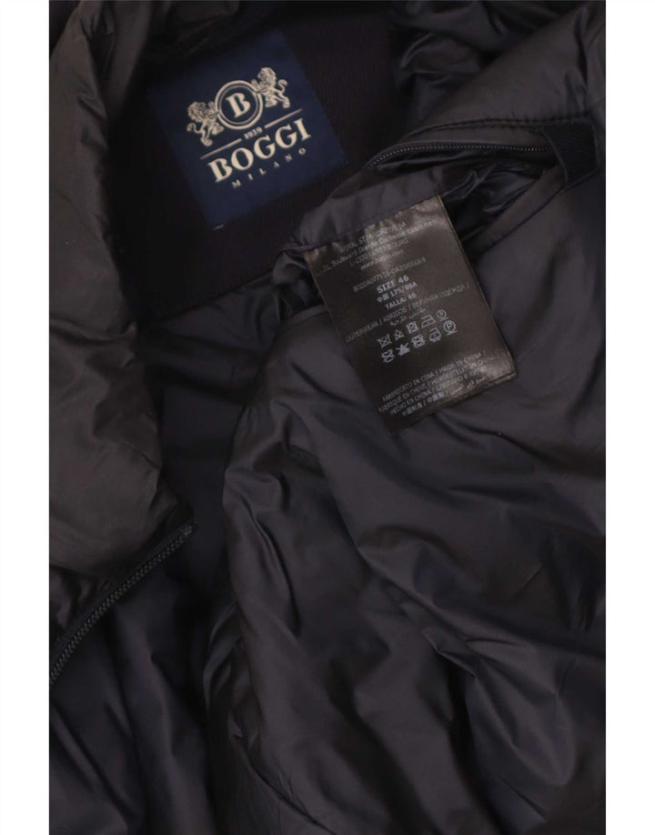 Soprabito Uomo Boggi IT 46 Small Blu Navy Lana