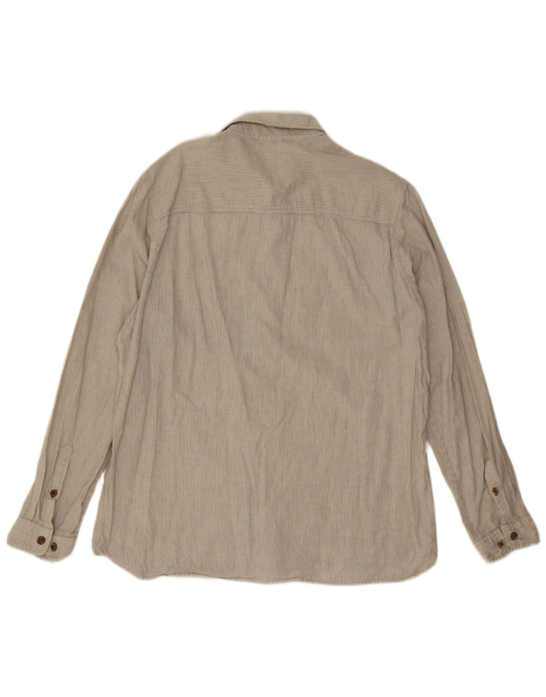 Camicia da uomo Fat Face Grande lino gessato beige