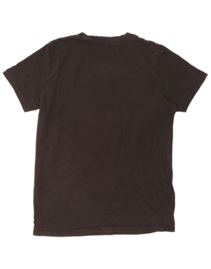 T-shirt grafica da uomo Jack & Jones Top in cotone nero medio