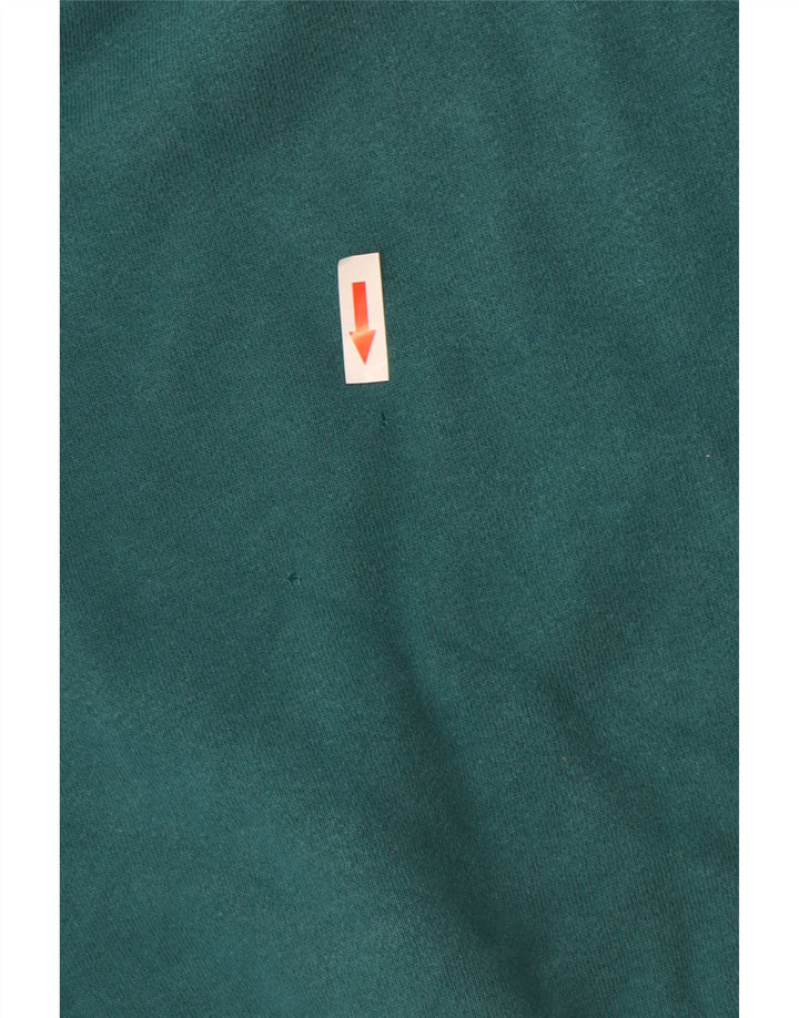 Felpa grafica da donna Ellesse Maglione UK 12 Cotone verde medio