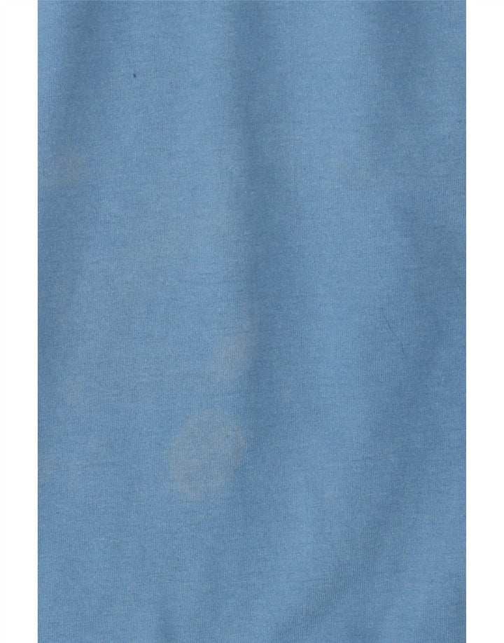 Polo da uomo Animal Large in cotone blu