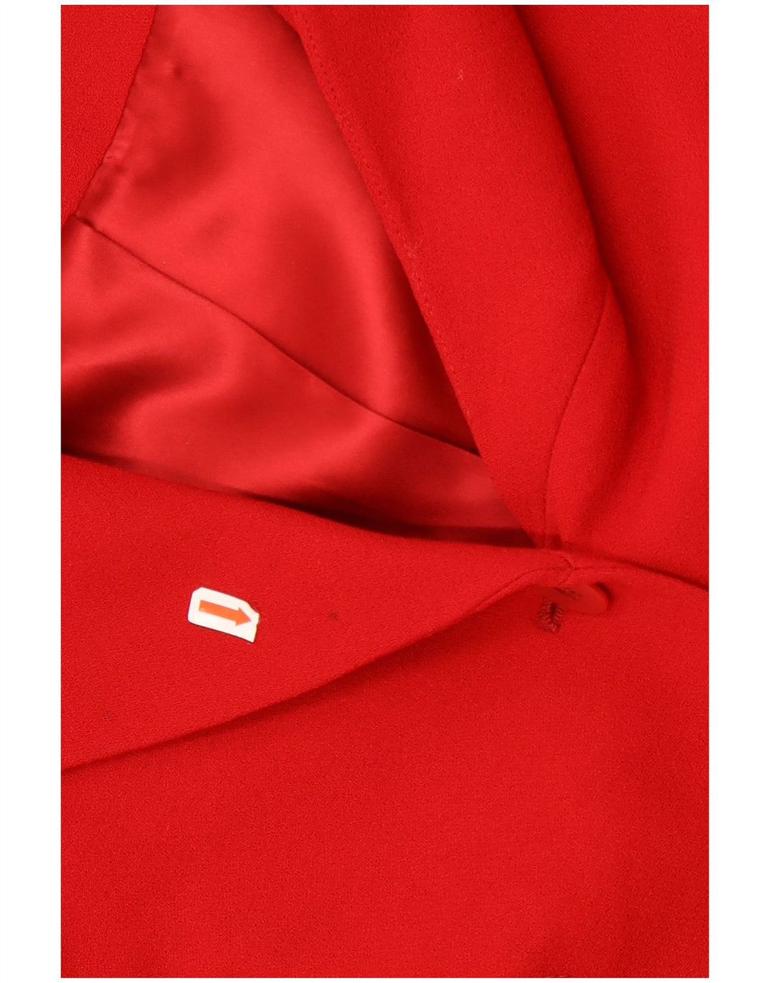 Giacca blazer a 3 bottoni da donna Karen Millen UK 12 lana rossa media