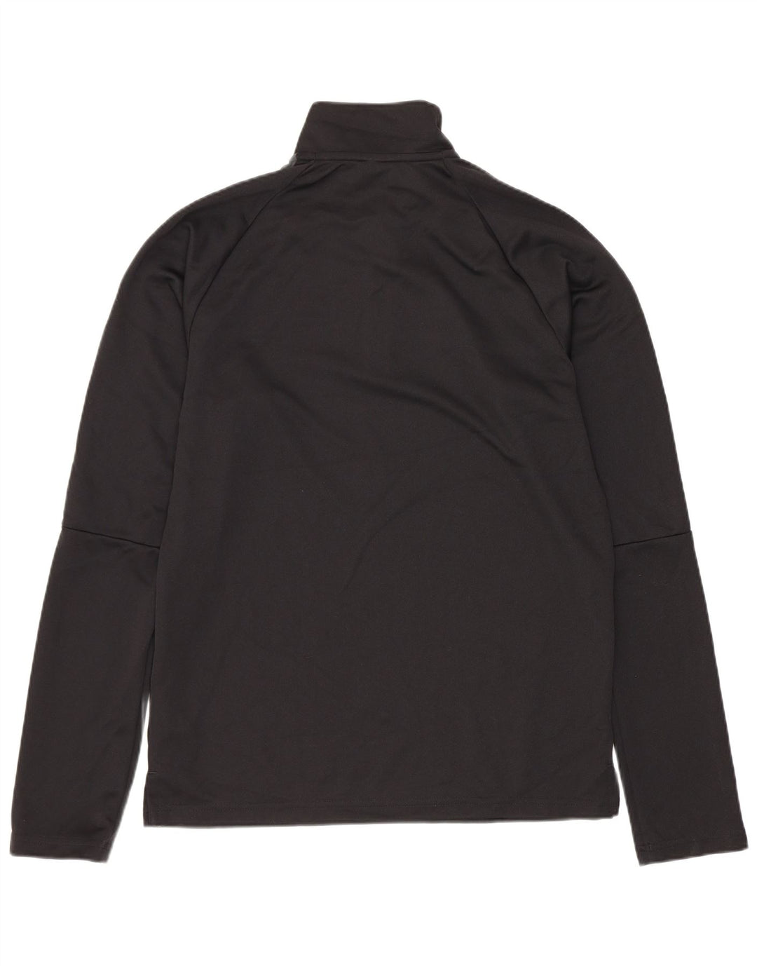 ADIDAS Maglia da ginnastica da uomo Climalite con zip e collo, piccola, nera