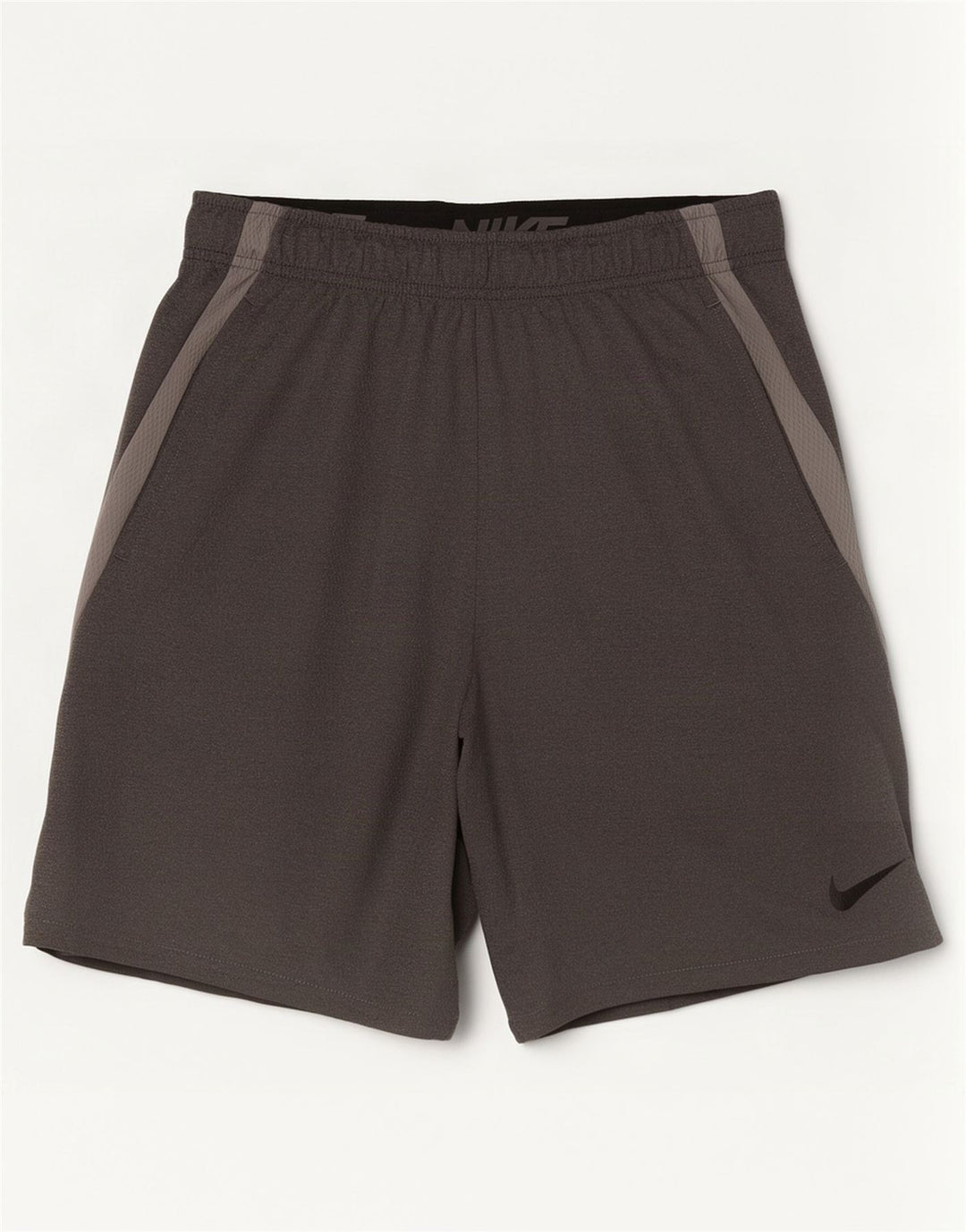 Pantaloncini sportivi Nike Dri Fit da uomo in poliestere grigio medio