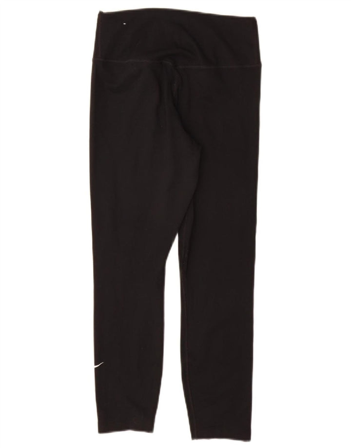 Leggings Capri Dri Fit da donna NIKE UK 4 XS poliestere nero