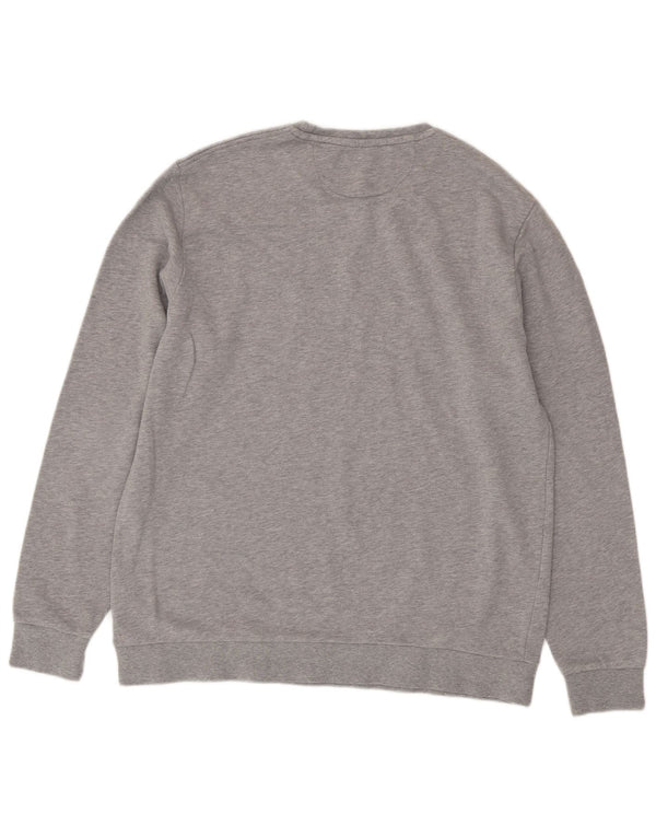Felpa da uomo Hackett vestibilità classica, maglione XL, cotone grigio