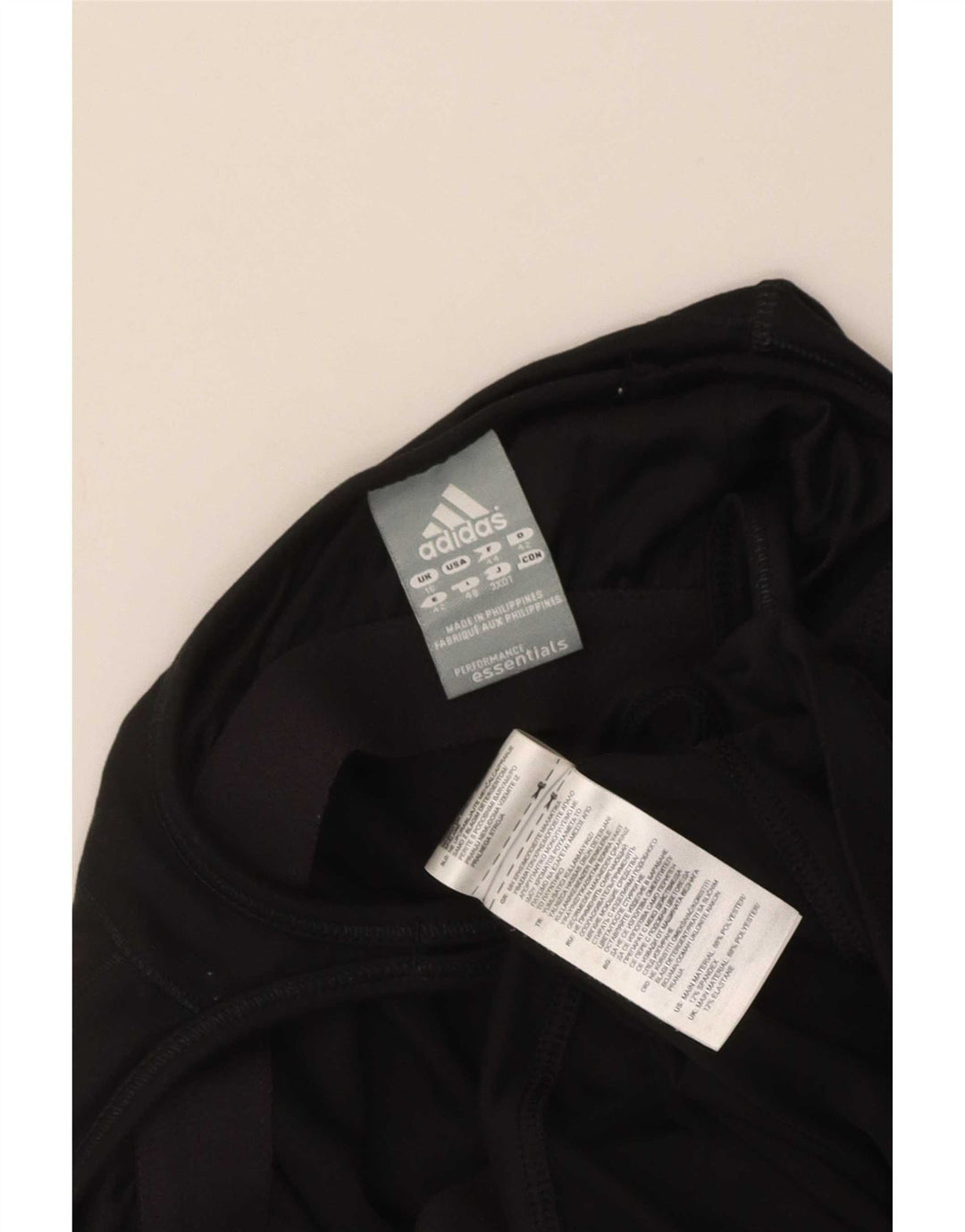 Adidas Donna Climalite Cami Top UK 16 Large Nero Poliestere