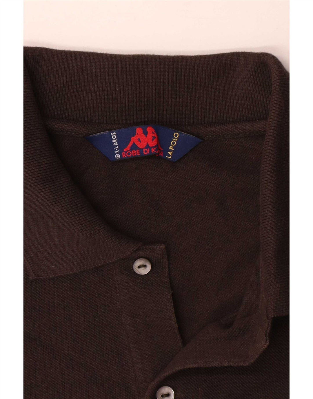 Polo Kappa Uomo XL Marrone Cotone