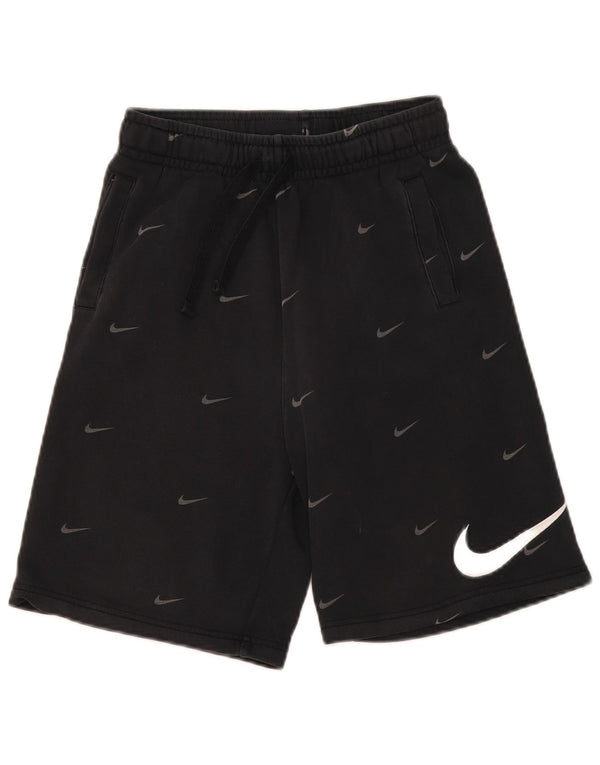 Pantaloncini sportivi Nike da ragazzo con grafica standard fit 13-14 anni XL in cotone nero