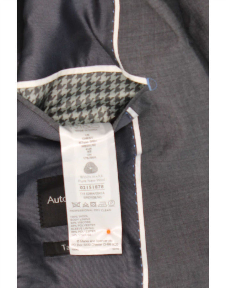 Giacca blazer a 2 bottoni Autograph da uomo Marks & Spencer UK 38 Grigio medio