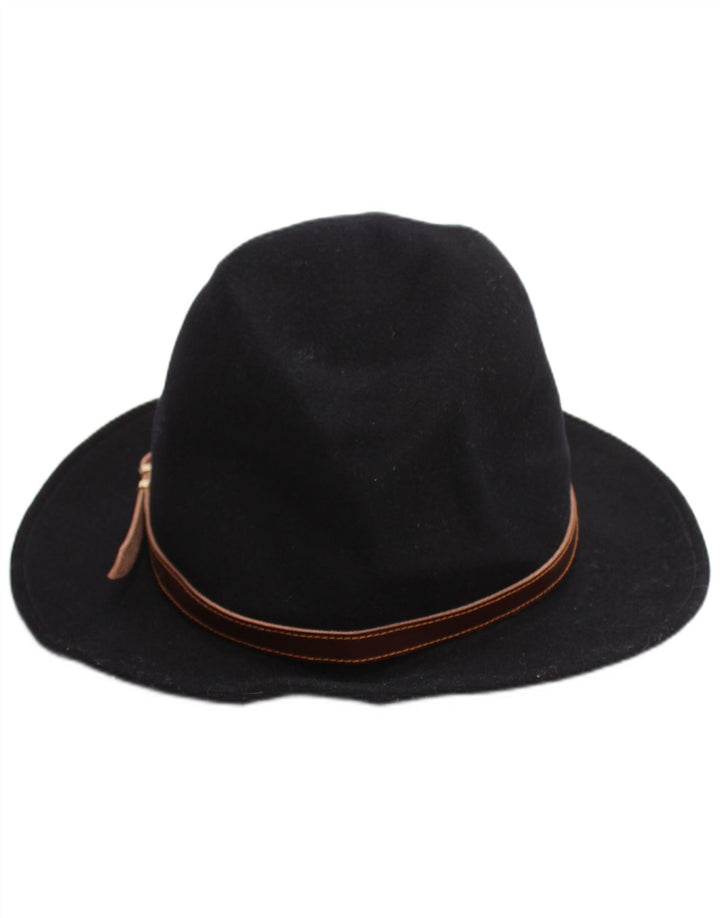 Cappello Fedora da uomo P.G.Field grande in lana blu navy