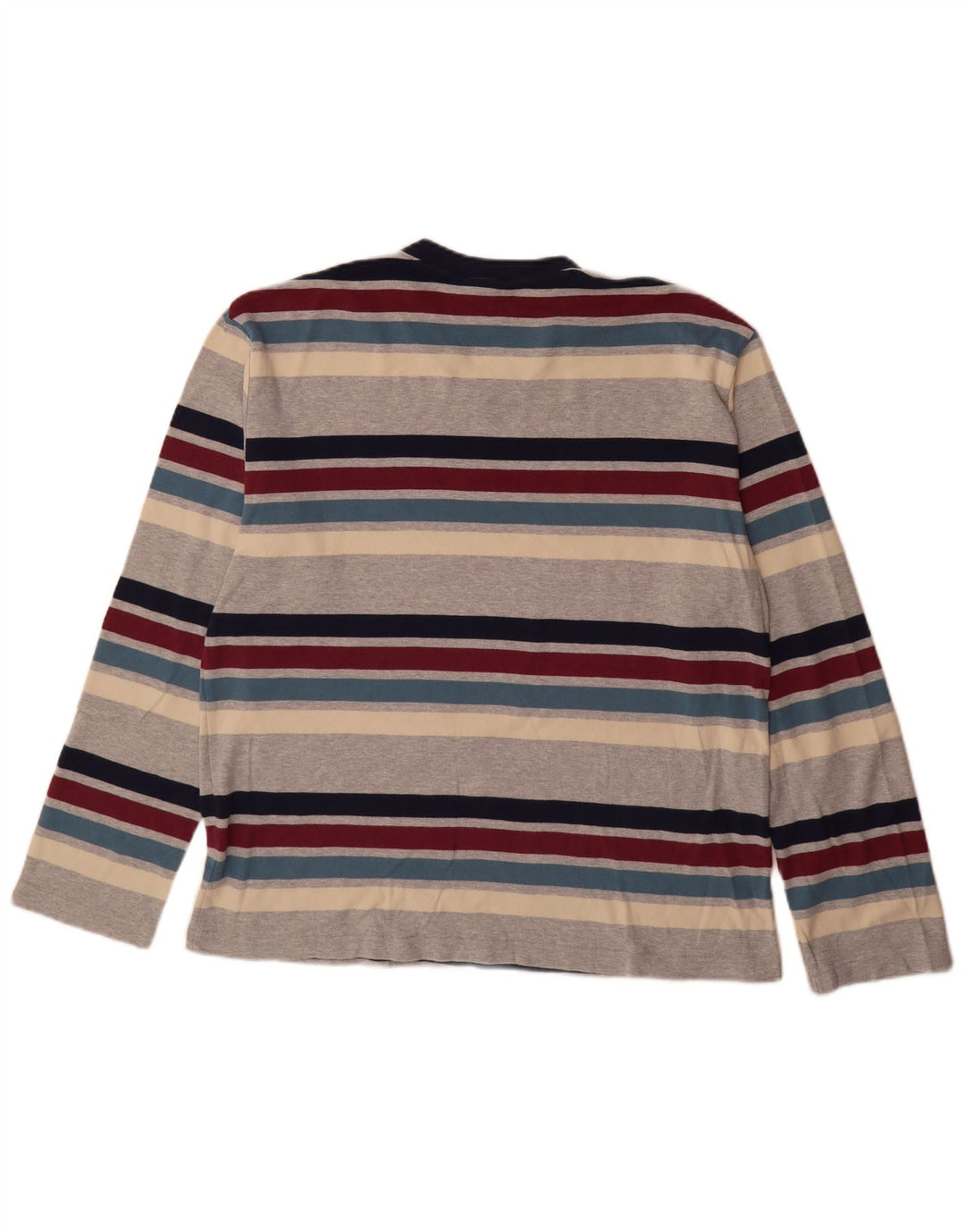 Fila Maglia da uomo a maniche lunghe XL in cotone a righe multicolore