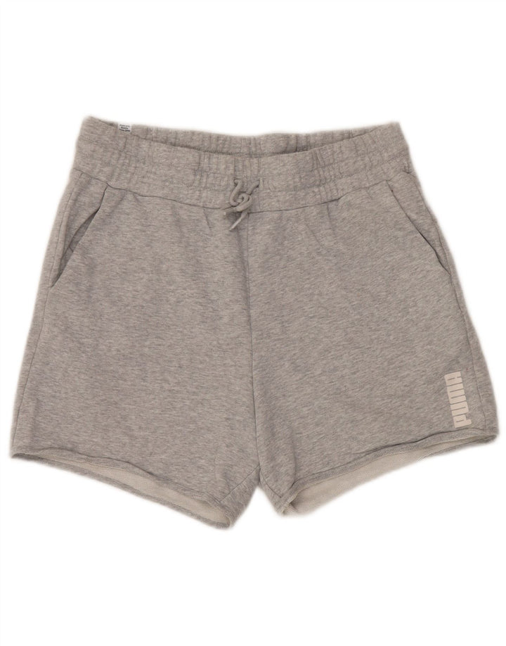 Pantaloncini sportivi da uomo PUMA in cotone grigio medio