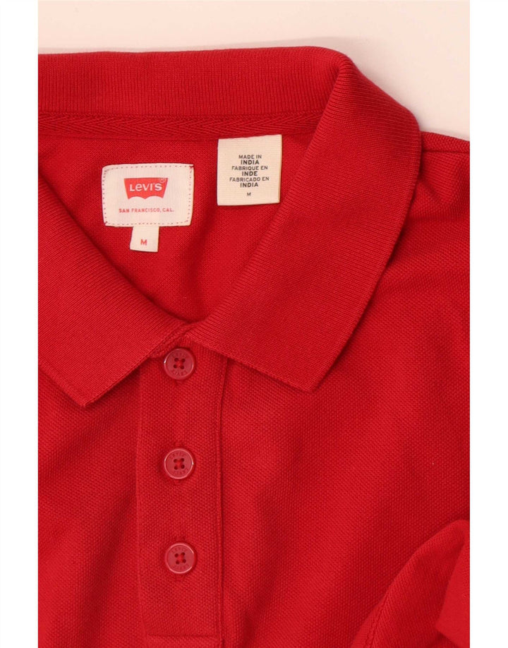 Polo Levi's da uomo di colore rosso medio