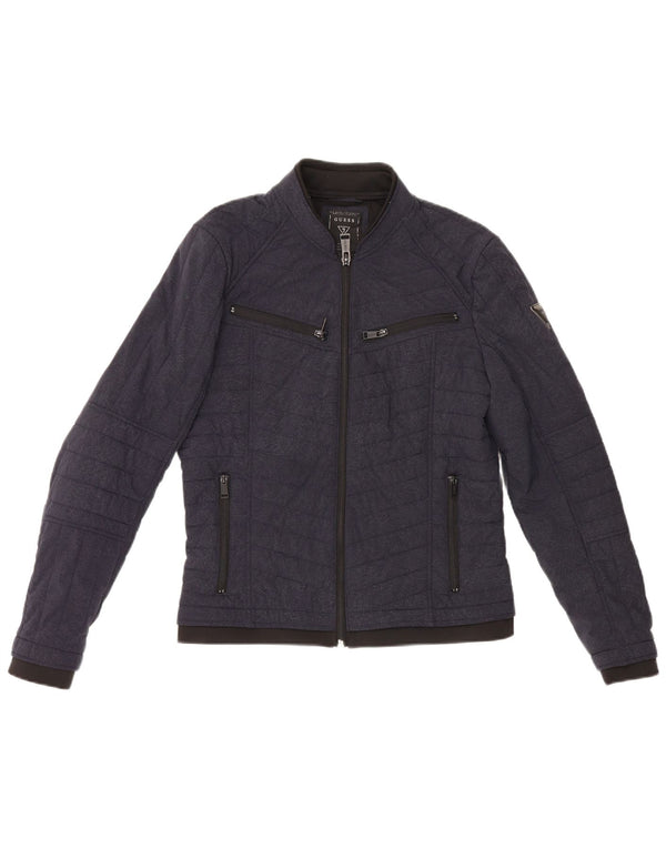 Giacca imbottita da uomo Guess UK 36 Small Blu Navy