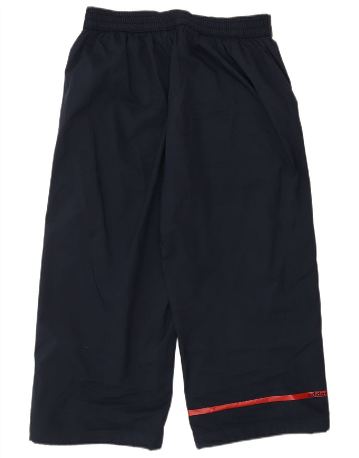 Pantaloni della tuta Adidas Capri da ragazzo 13-14 anni in poliestere blu navy