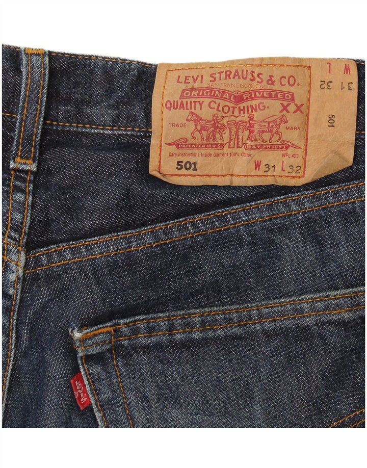 Jeans dritti Levi's 501 da donna W31 L32 blu navy