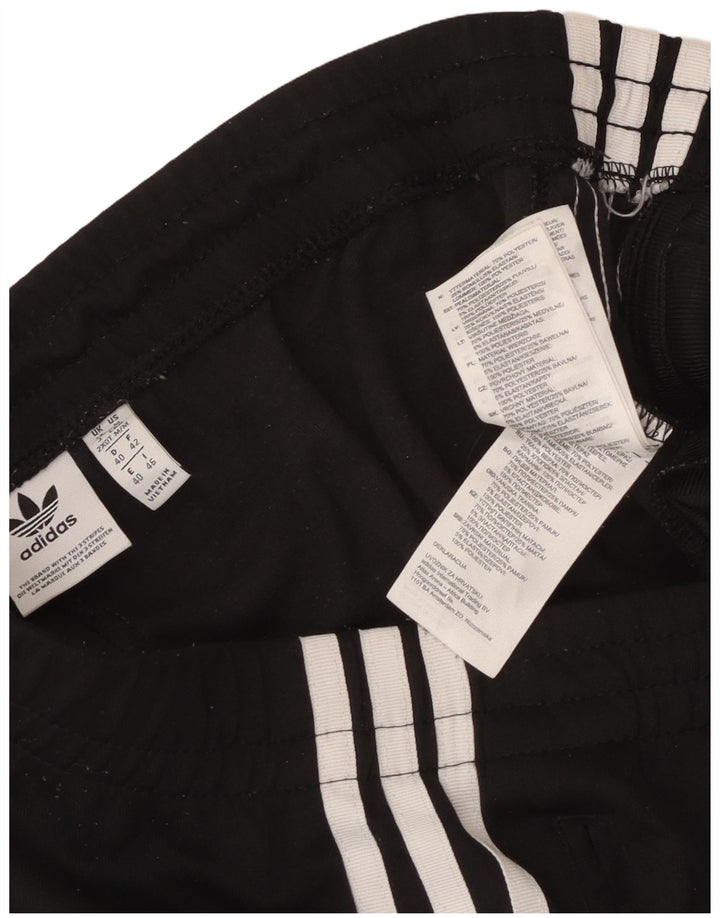 Pantaloni della tuta da donna Adidas UK 14 cotone medio nero