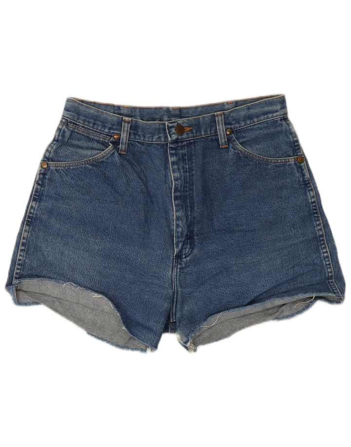Pantaloncini di jeans da donna Wrangler W30 cotone blu medio