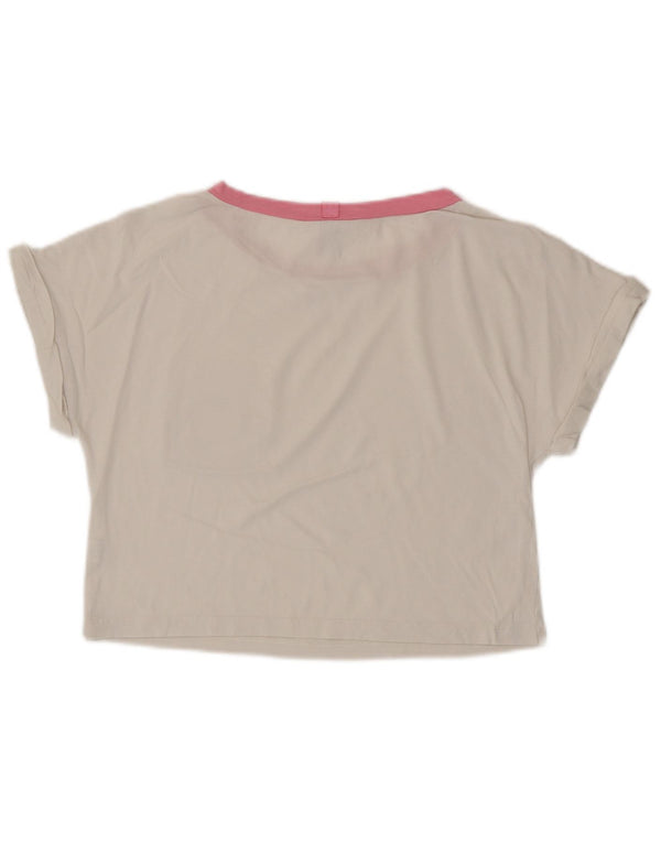 BENETTON T-shirt corta da donna Peanuts UK 6 XS cotone bianco