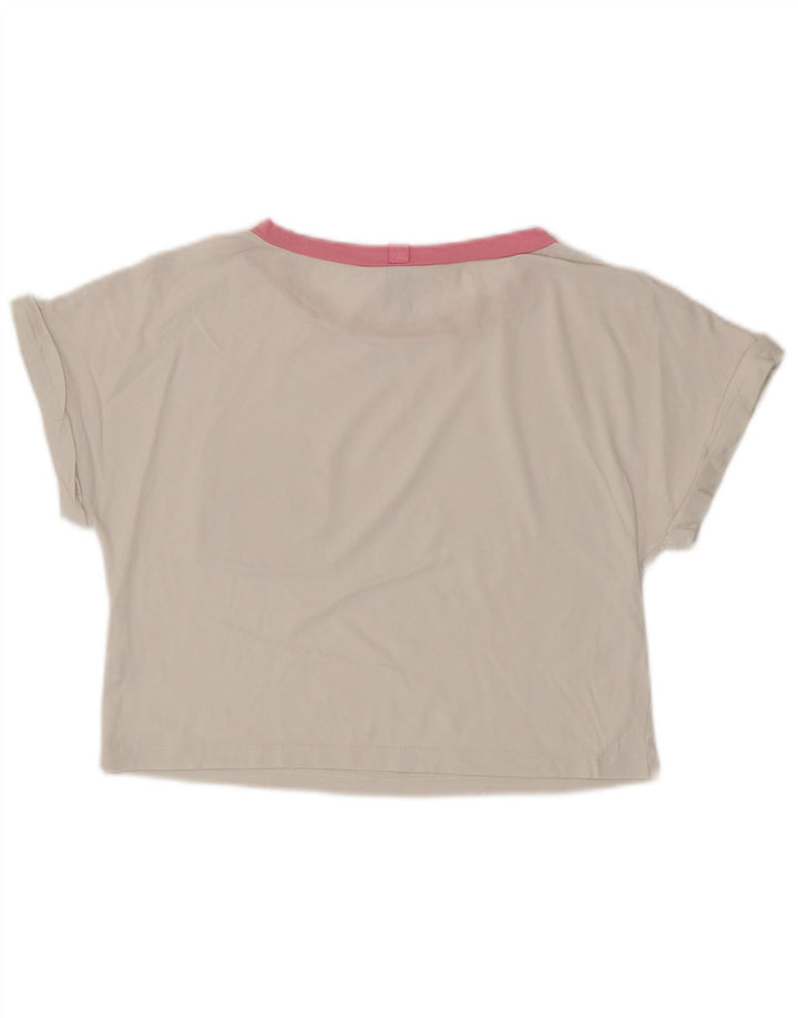 BENETTON T-shirt corta da donna Peanuts UK 6 XS cotone bianco