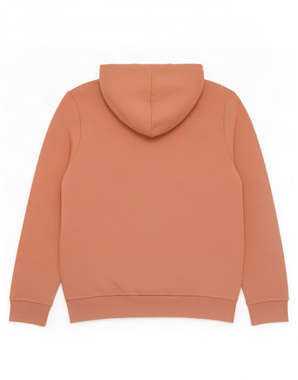 Felpa con cappuccio grafica da donna Puma UK 14 cotone arancione medio