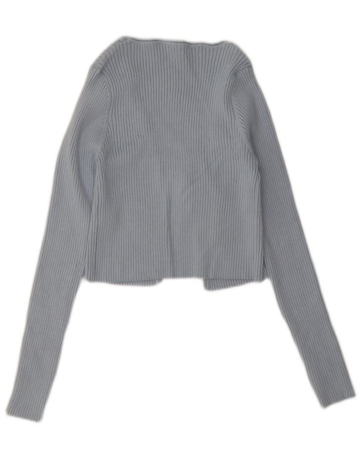 Maglione Bolero da donna Zara UK 12 Poliestere blu medio