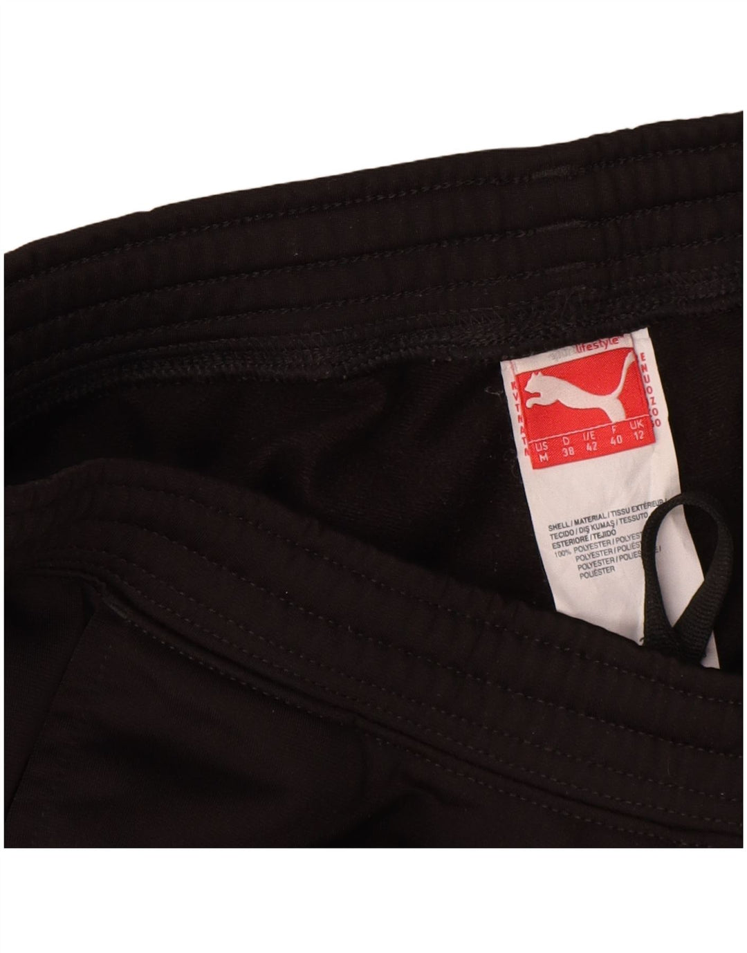 Pantaloni da tuta da donna Puma UK 12 Medium Nero Poliestere