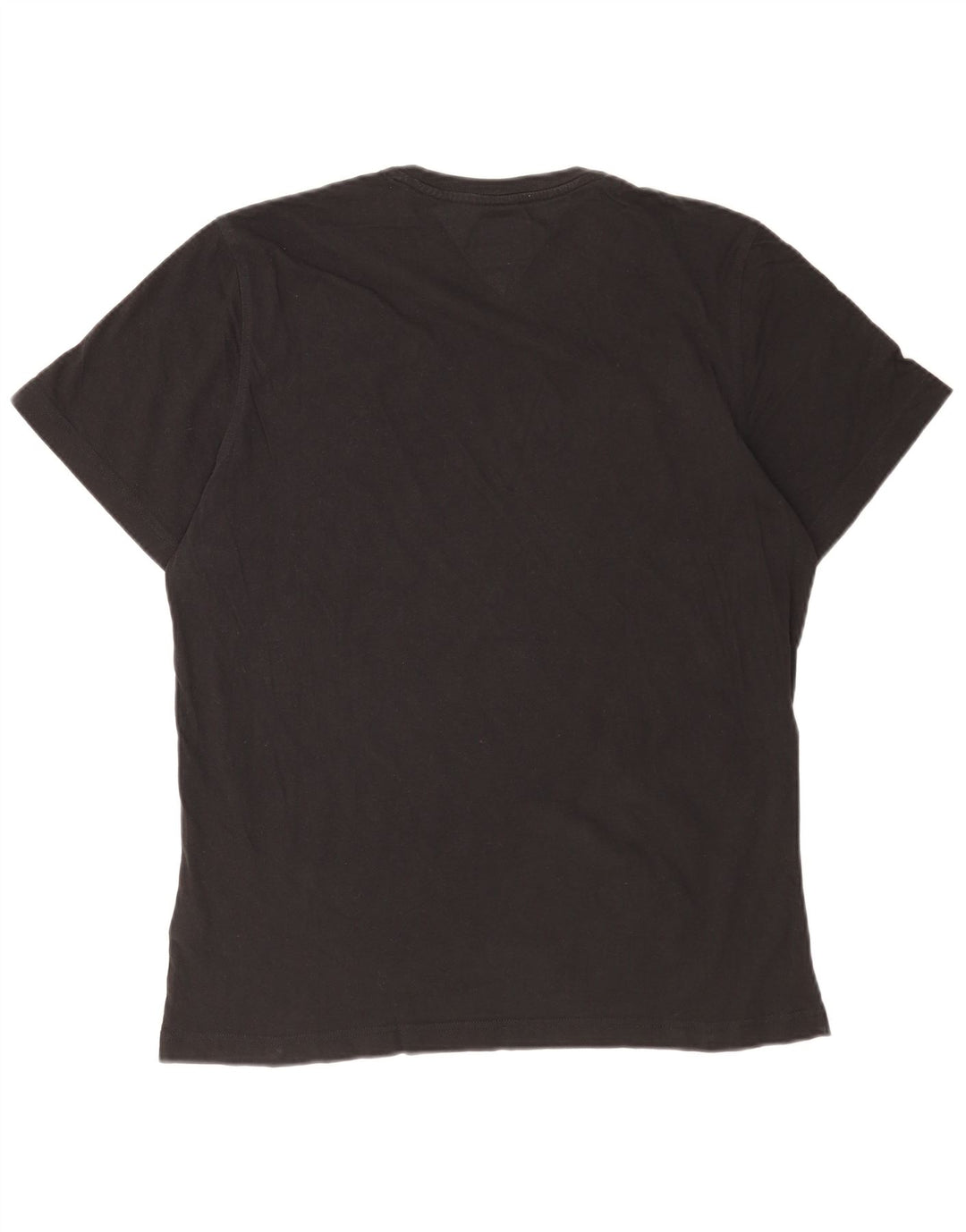 T-shirt da uomo Tommy Hilfiger Top grande in cotone nero