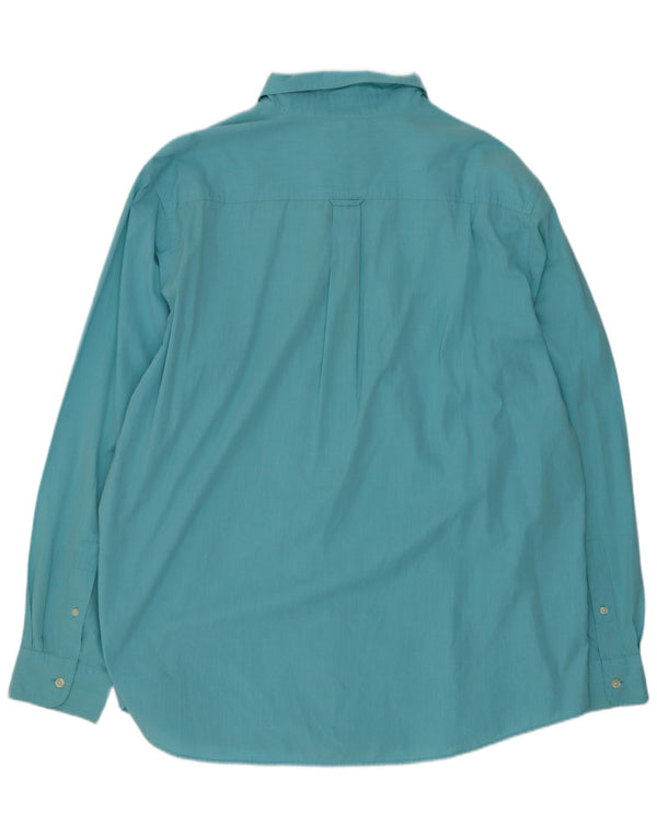 Camicia Chaps da uomo vestibilità regolare XL in cotone blu