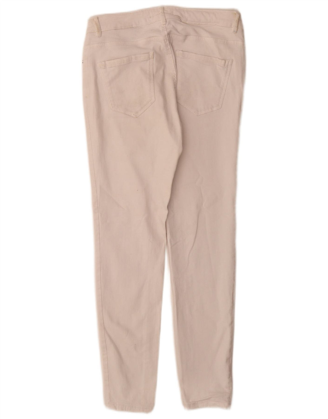 Jeans slim da donna Zara EU 40 medio W30 L28 cotone bianco