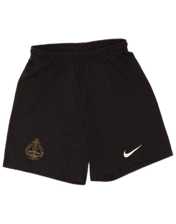 Nike Uomo South Shields F.C. Pantaloncini sportivi grandi neri in poliestere