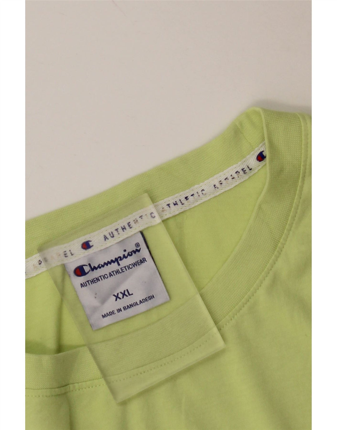 T-shirt grafica da uomo CHAMPION Top 2XL cotone verde