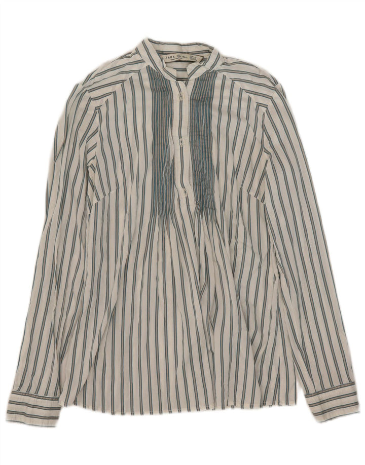 Maglia pullover da donna Zara UK 10 piccola a righe bianche