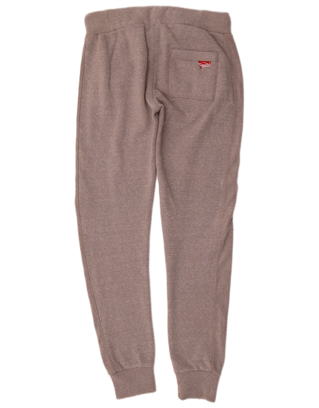 Pantaloni da tuta con grafica da uomo SUPERDRY Pantaloni da jogging piccoli in poliestere grigio