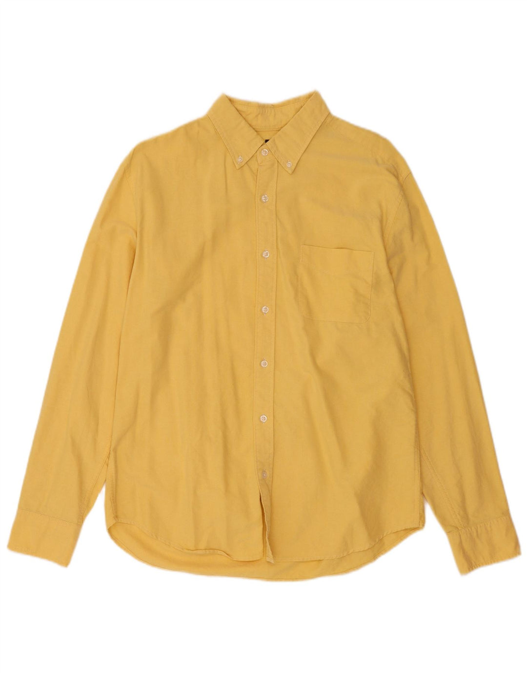 Camicia da uomo J. Crew taglia 16 1/2 grande cotone giallo