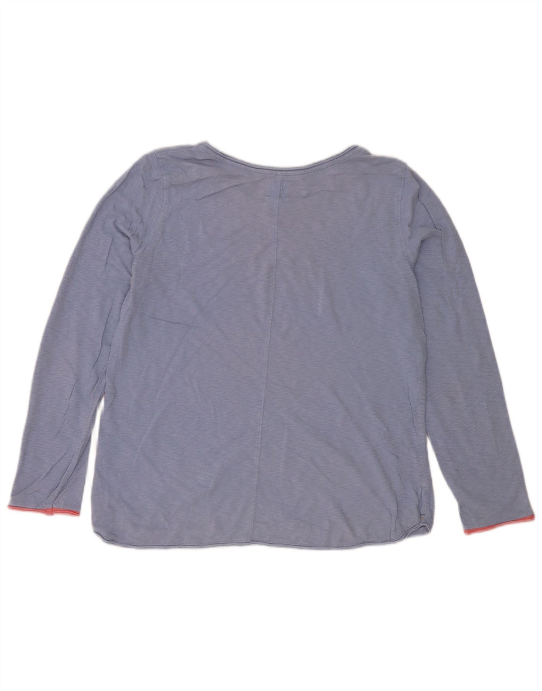 Top da donna a maniche lunghe White Stuff UK 12 Cotone screziato blu medio