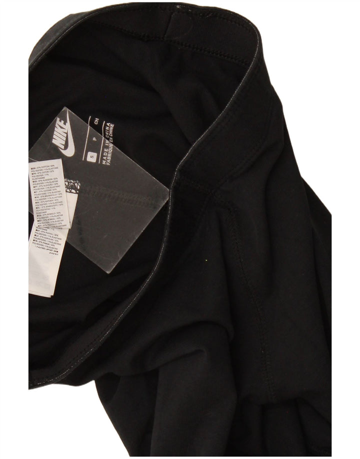 Leggings grafici da donna Nike UK 8 piccoli in cotone nero