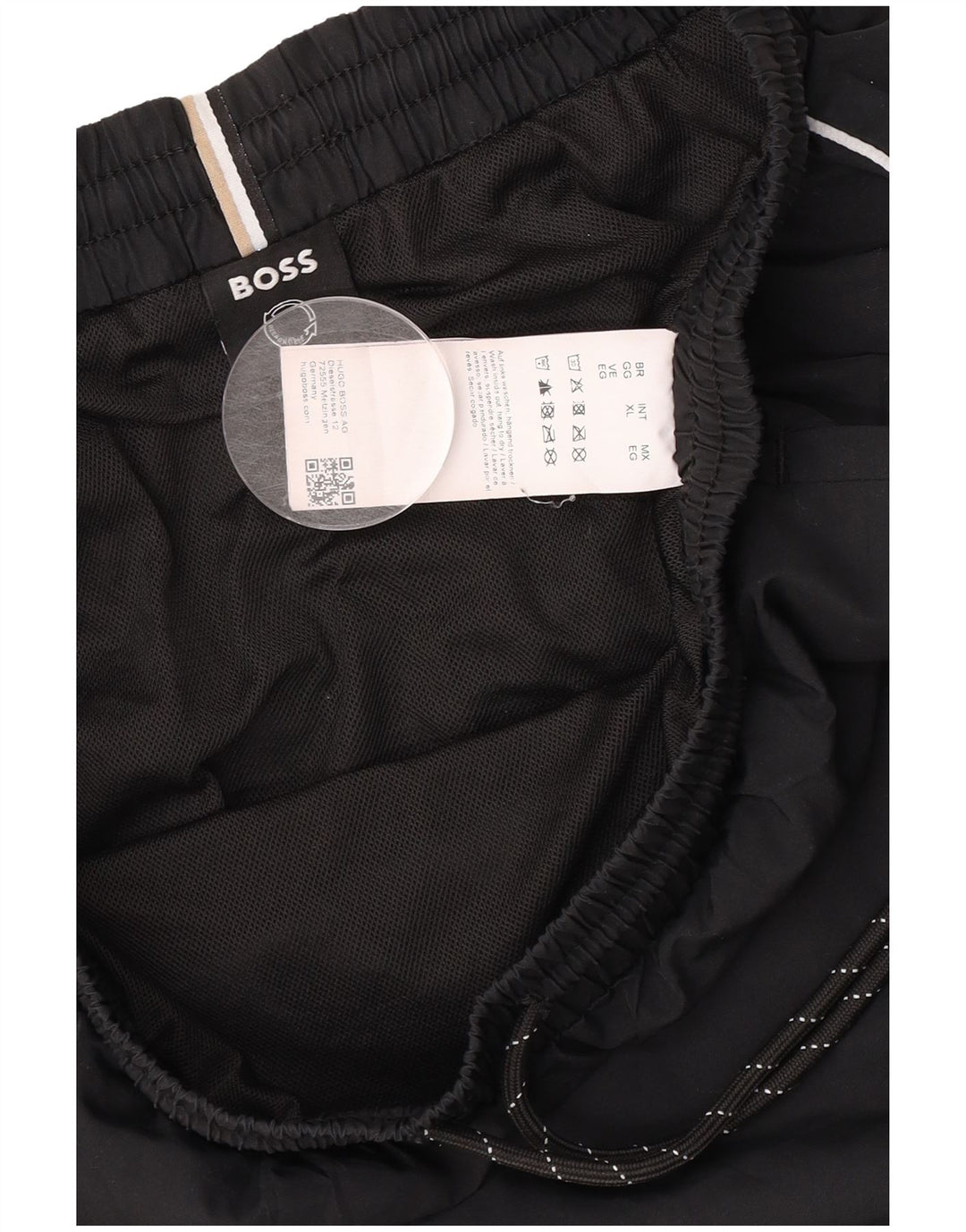Pantaloncini sportivi da uomo Hugo Boss XL poliestere nero