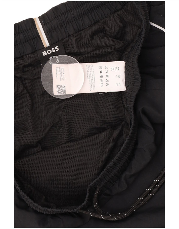 Pantaloncini sportivi da uomo Hugo Boss XL poliestere nero