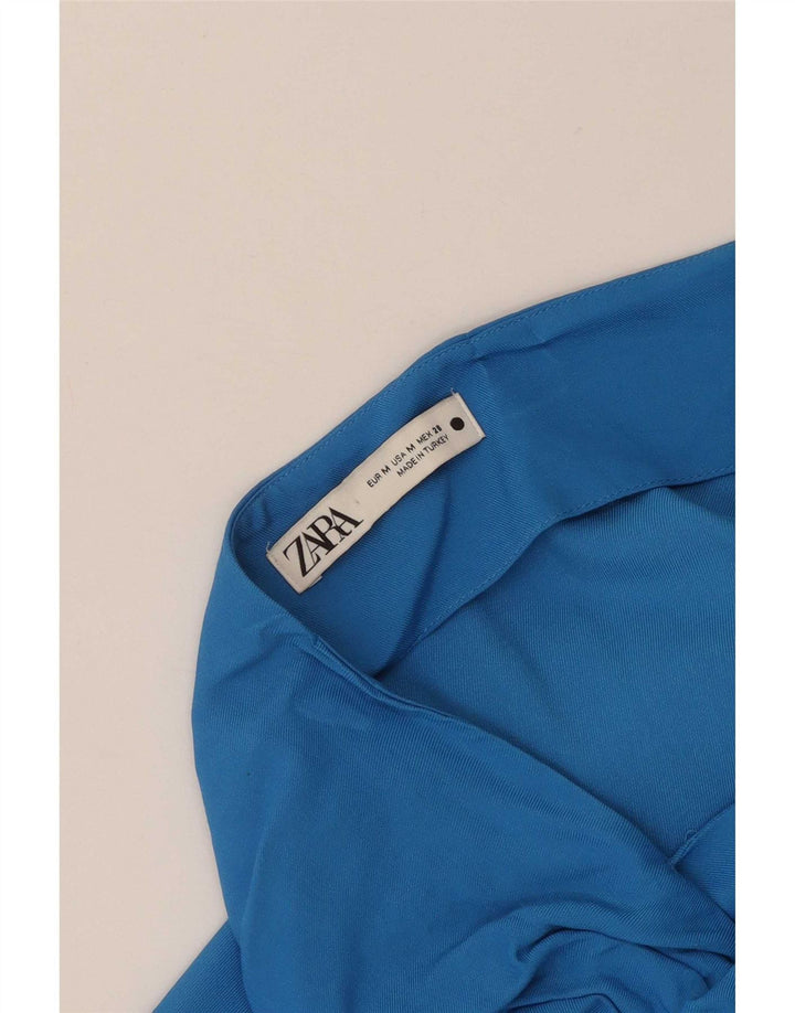 Gonna dritta midi da donna Zara media W30 blu