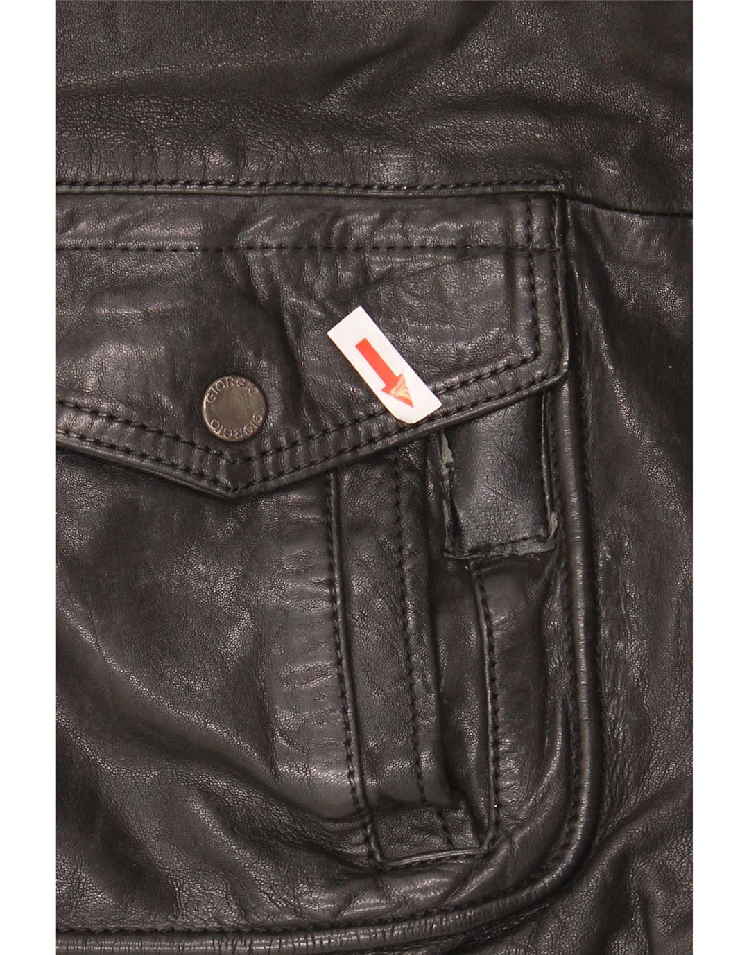 Giubbotto bomber militare vintage da uomo UK 40 grande nero
