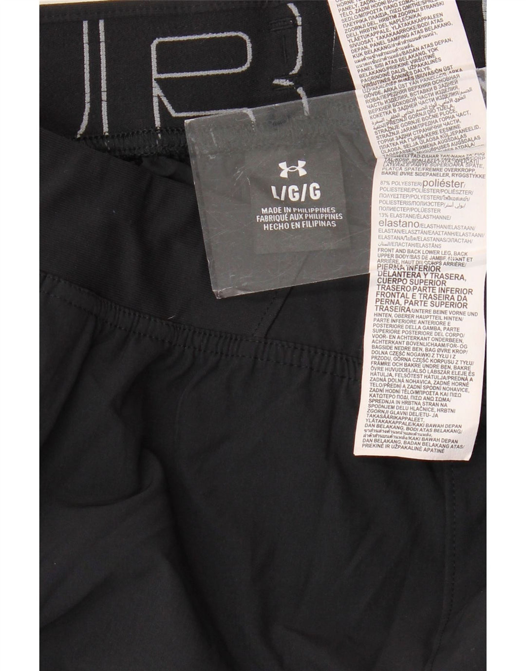 Pantaloni da tuta con grafica da uomo UNDER ARMOUR Joggers grandi in poliestere nero