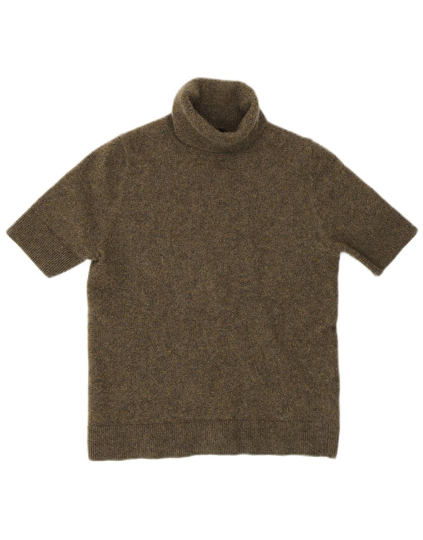 Maglione corto da donna Cos a collo alto UK 6 XS Cachemire kaki