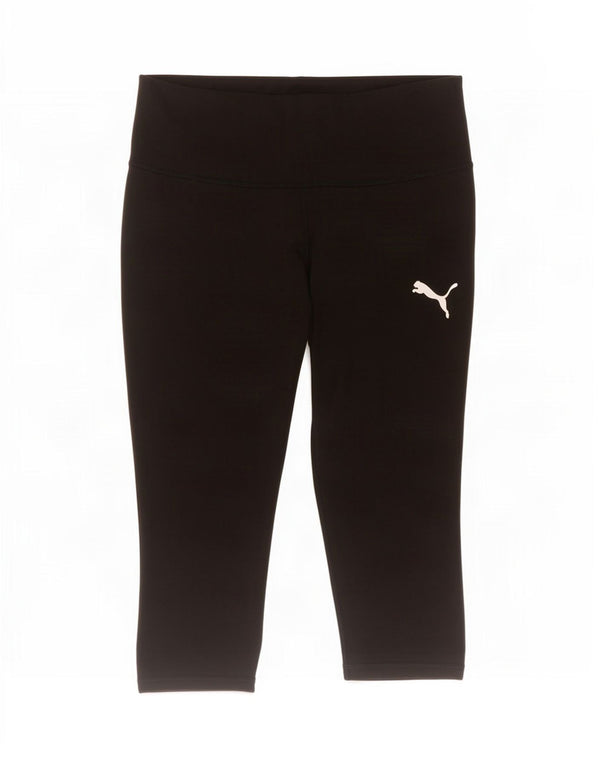 Leggings Puma Donna Capri UK 14 Large Neri