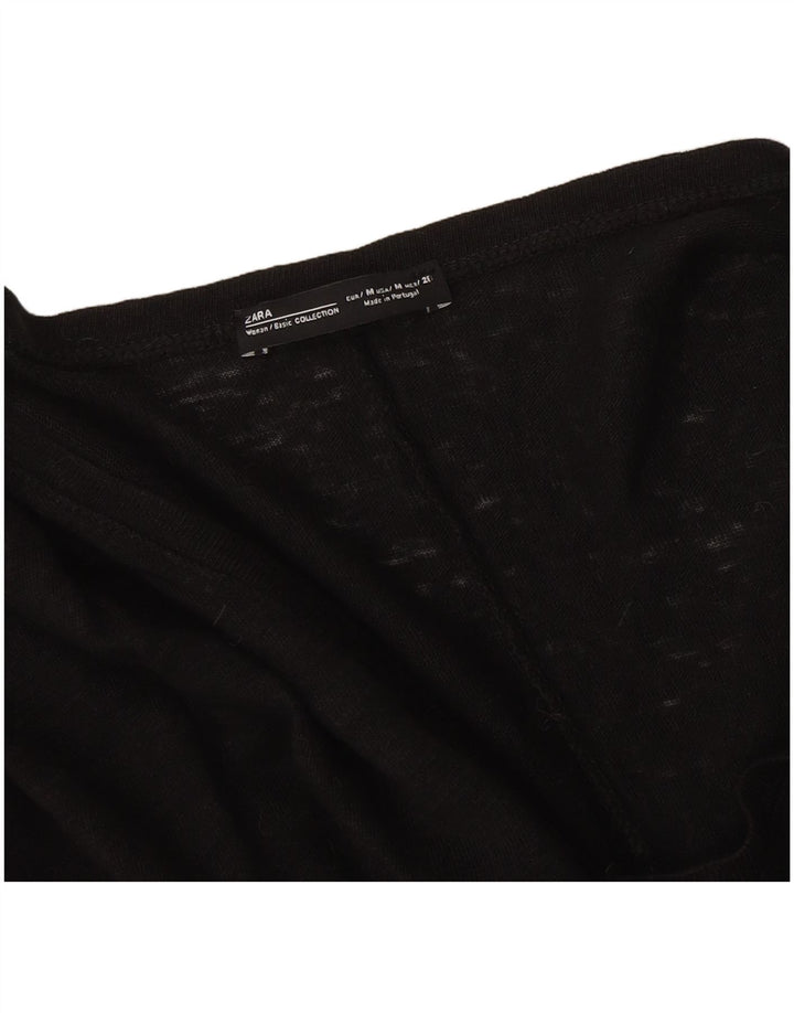 Top in camicetta da donna Zara UK 14 medio nero